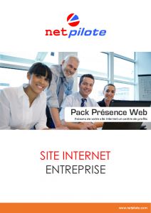 Pr�sentation du Pack Pr�sence Web NetPilote
