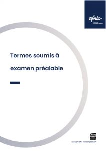 Termes Soumis  Examen Pralable pour Noms de Domaine en .fr