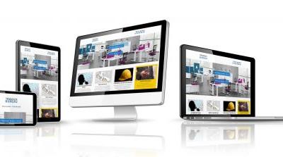 Site vitrine pour un amnageur de bureaux B2B