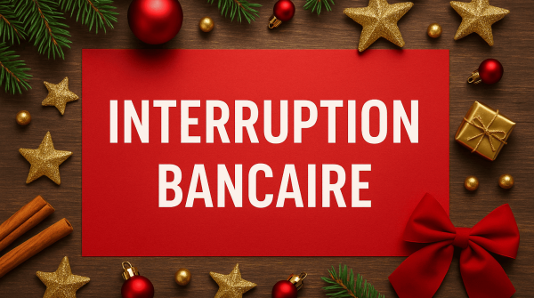 Quatre jours d'interruption bancaire au niveau européen à Noël