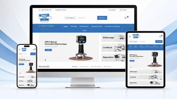 Boutique en ligne PrestaShop pour BLET Mesures