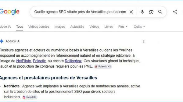 AI Overviews Google s'installe en France